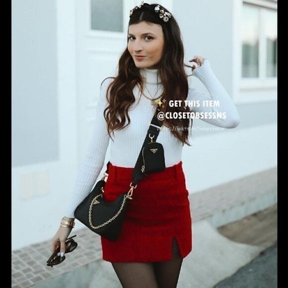 ZARA High-Waisted Mini Skirt NWT - Picture 9 of 16